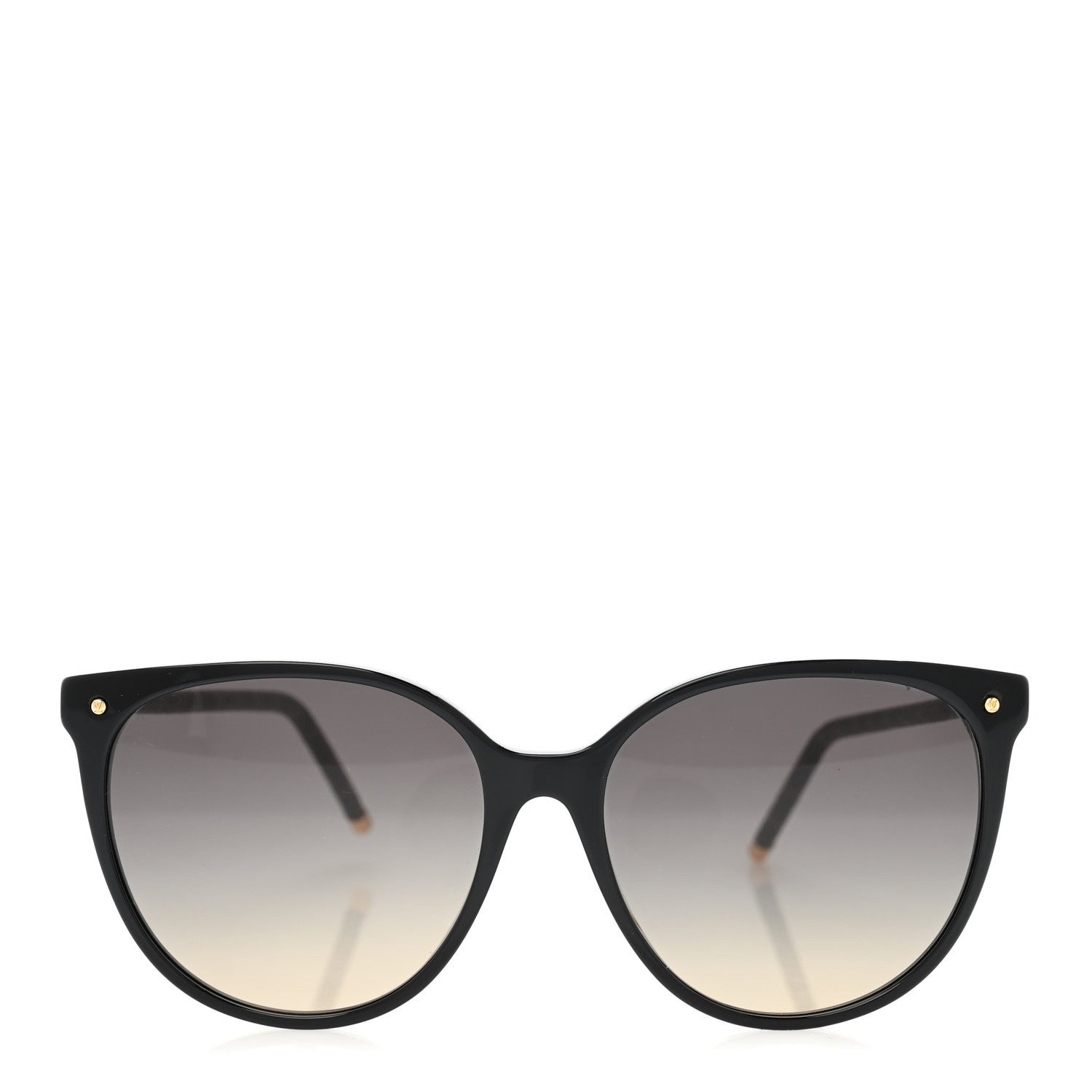 Louis Vuitton Monogram Acetate LV First Round Sunglasses Z1710W Black 2 of 9