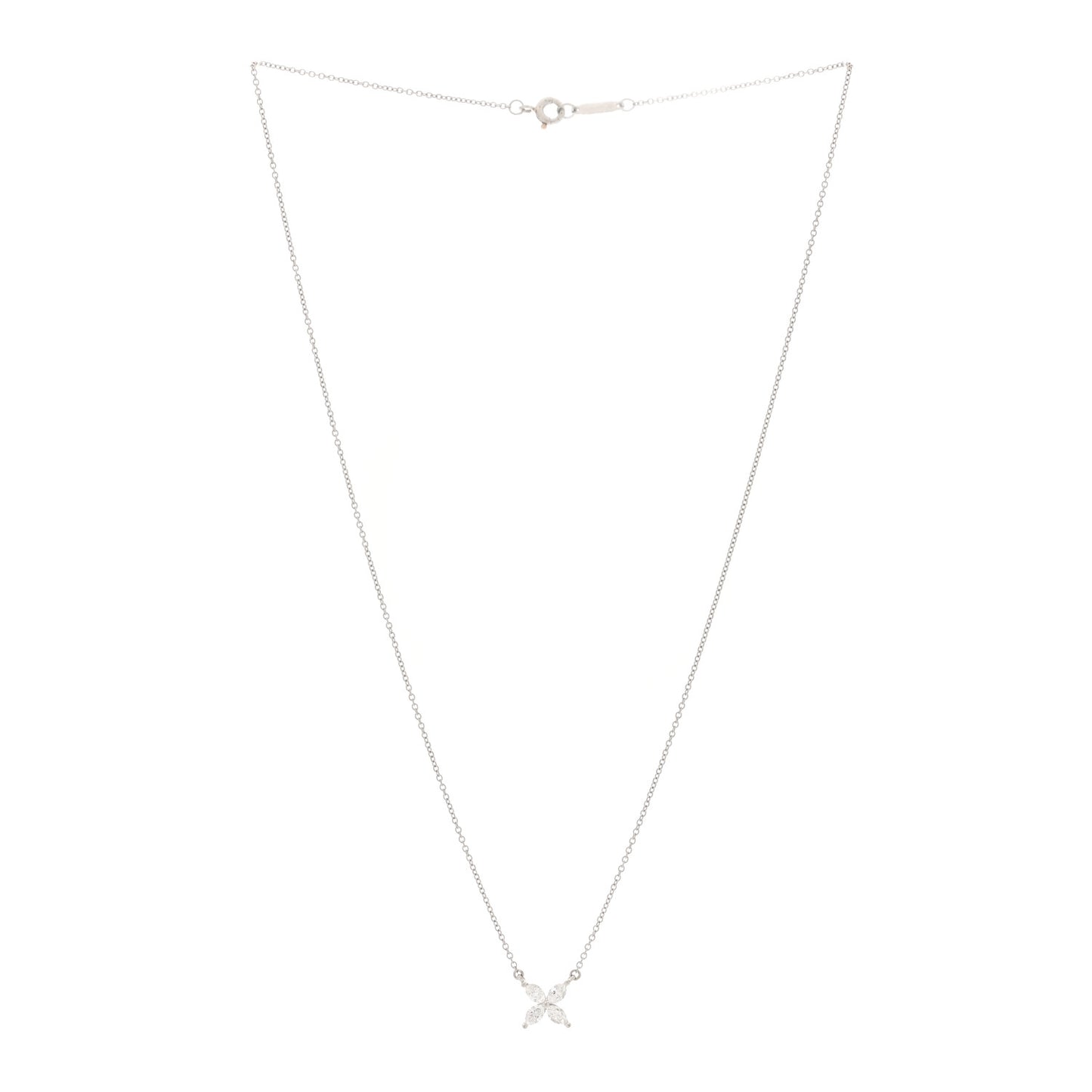 Platinum Diamond Medium Victoria Necklace