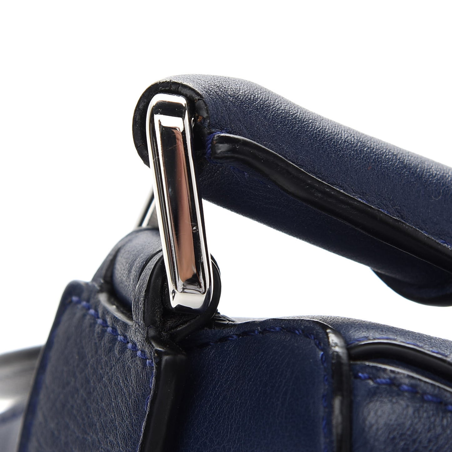 Calfskin Medium Puzzle Bag Marine