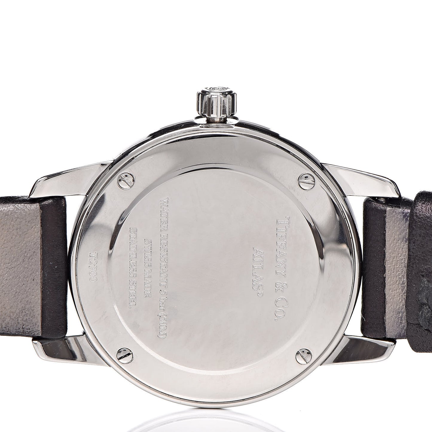 Stainless Steel Calfskin 29mm Atlas 2-Hand Quartz Watch