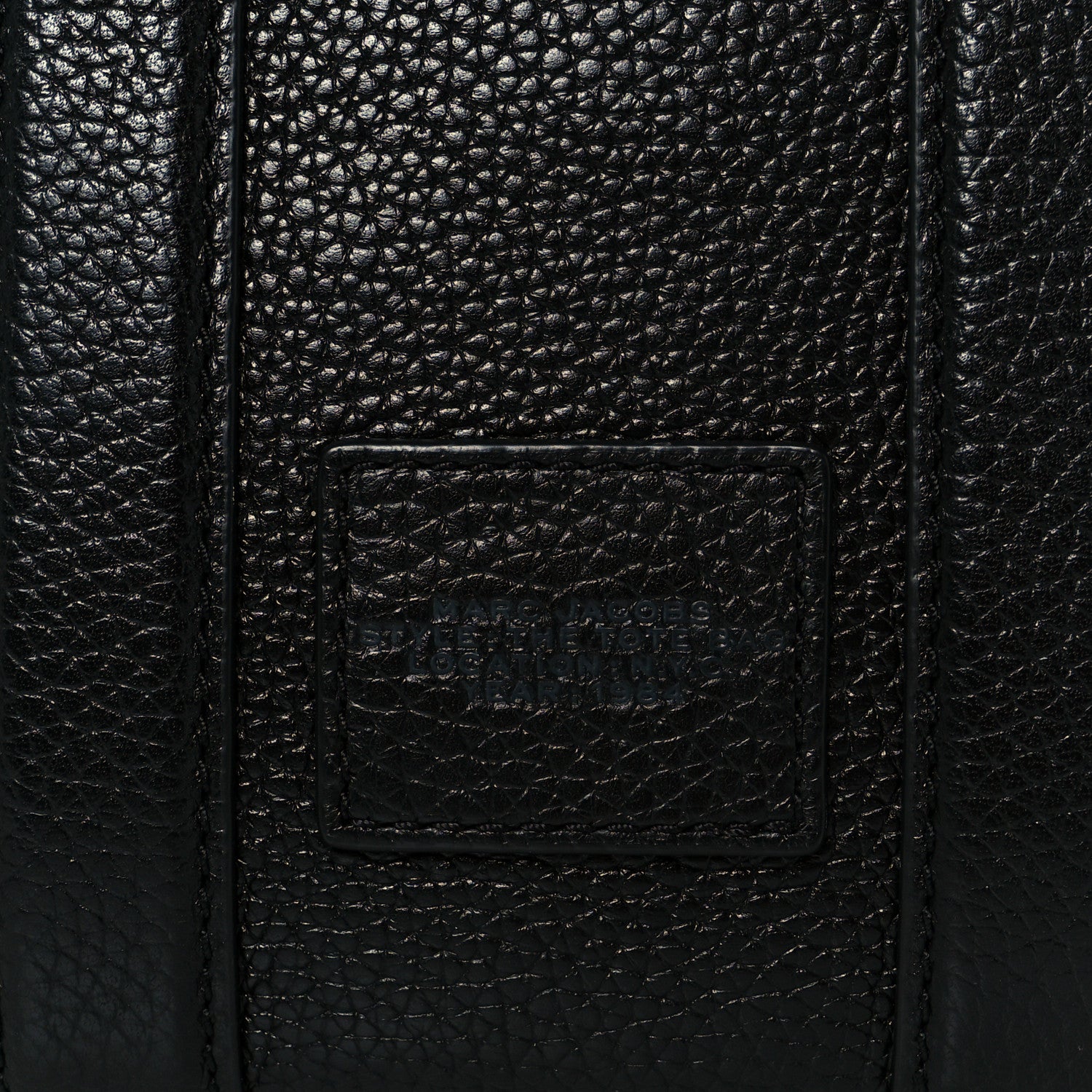 Marc Jacobs Grained Calfskin Micro The Tote Bag Black 8 of 12