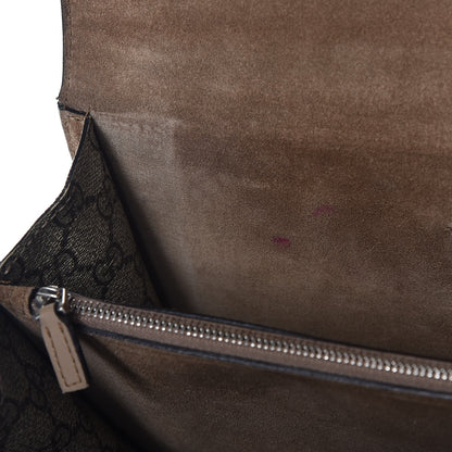 Gucci GG Supreme Monogram Embroidered Medium Dionysus Shoulder Bag Taupe 8 of 9