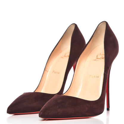 Christian Louboutin Suede So Kate 120 Pumps 39 Cramoisi 3 of 11