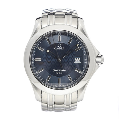Omega Stainless Steel 36mm Seamaster 120M Quartz Watch Blue 2511.81 1 of 7