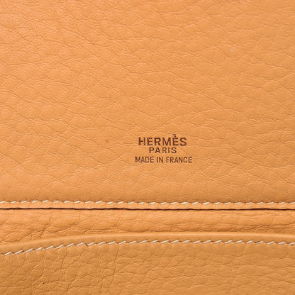 Hermes Taurillon Clemence Sherpa Backpack Sable 6 of 16