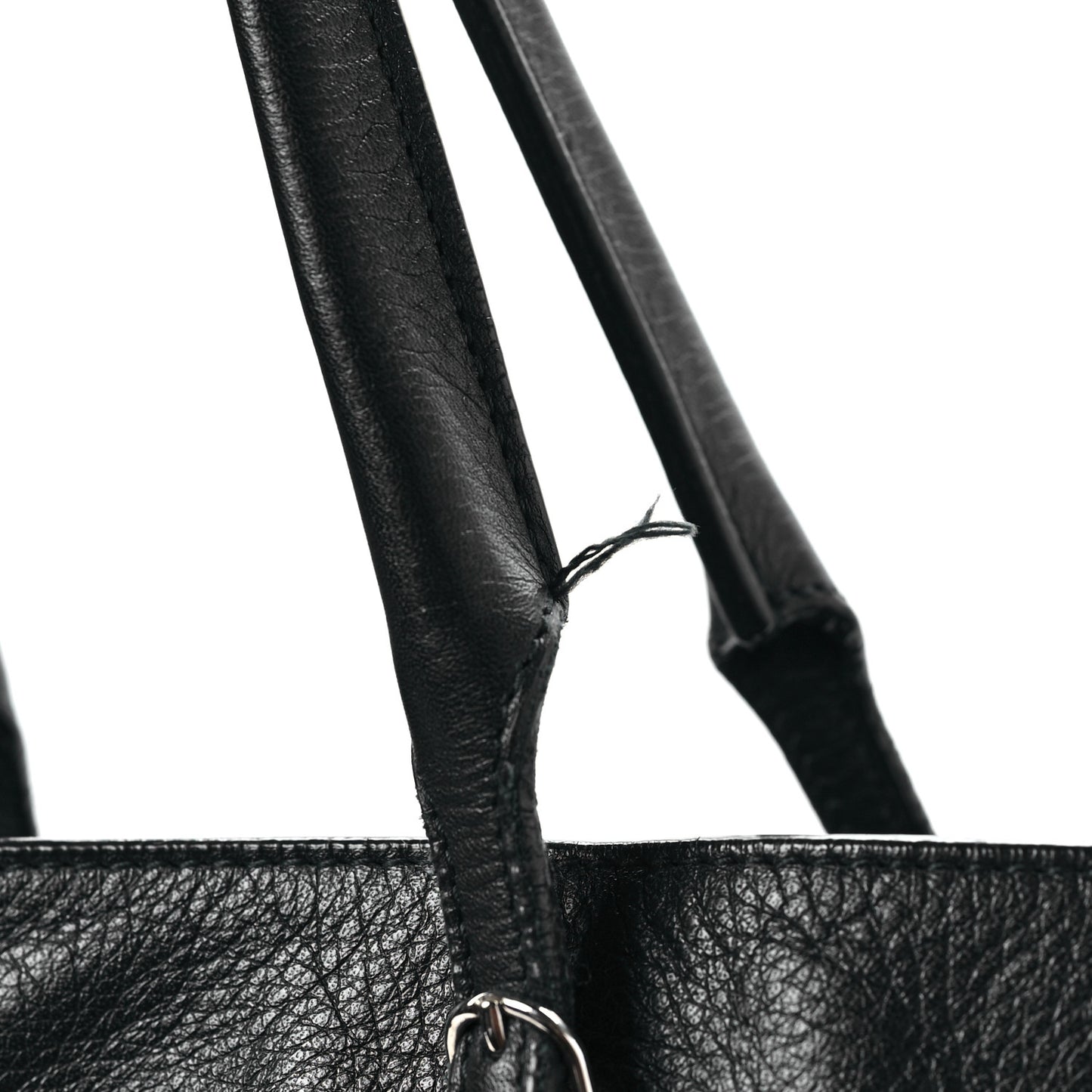 Supple Calfskin Papier A4 Zip Around Tote Black
