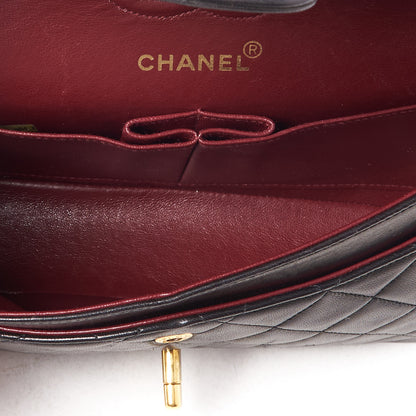 Chanel Lambskin Quilted Small Double Flap Black 7 of 9