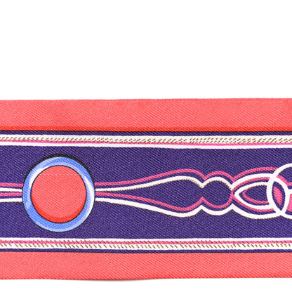 Hermes Silk Maillons Twilly Rouge 7 of 7