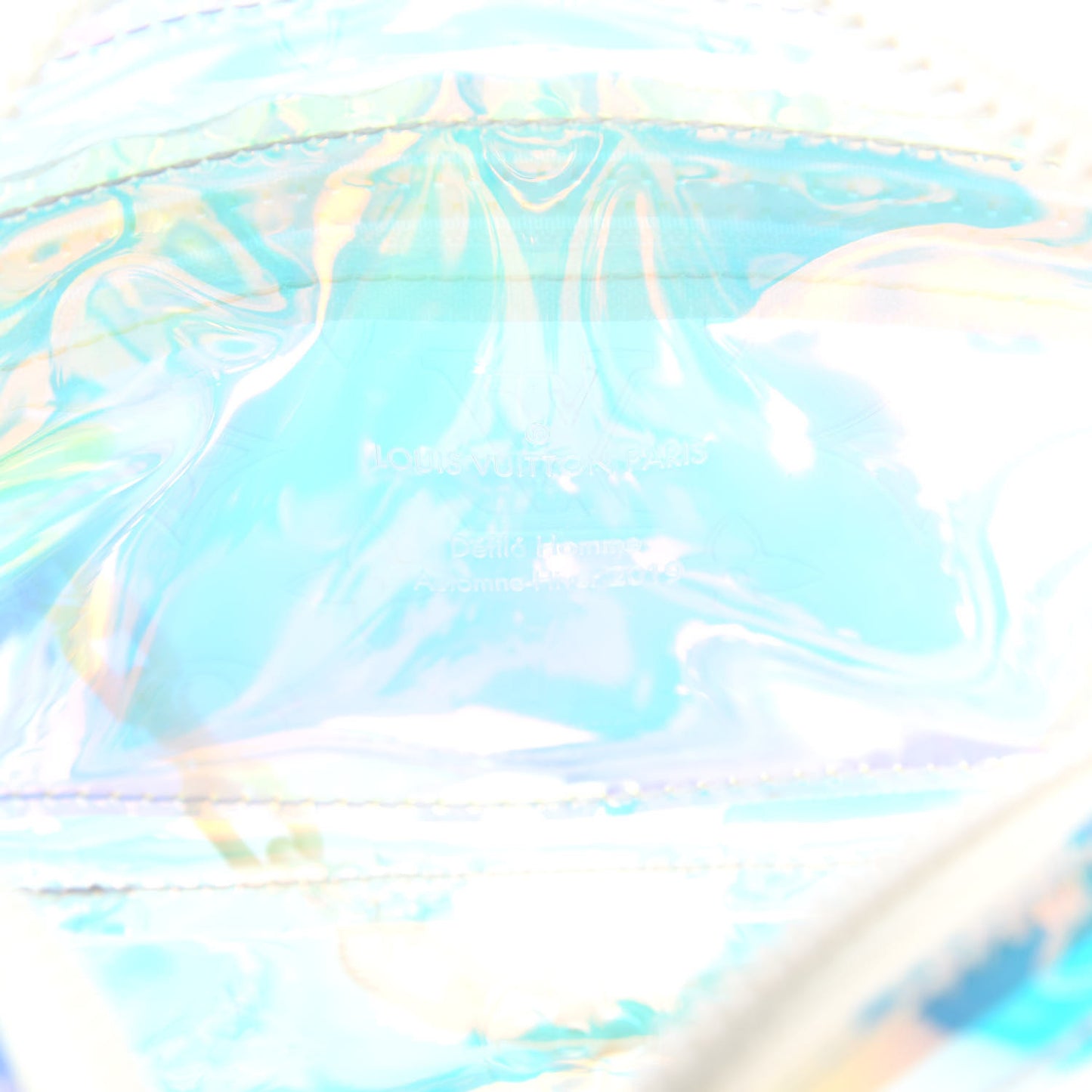 PVC Monogram Pochette Volga Iridescent Prism