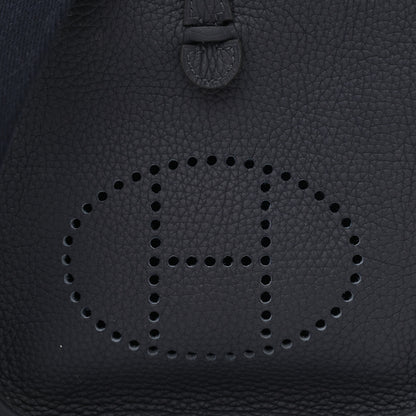 Hermes Taurillon Clemence Evelyne TPM Bleu Nuit 8 of 10