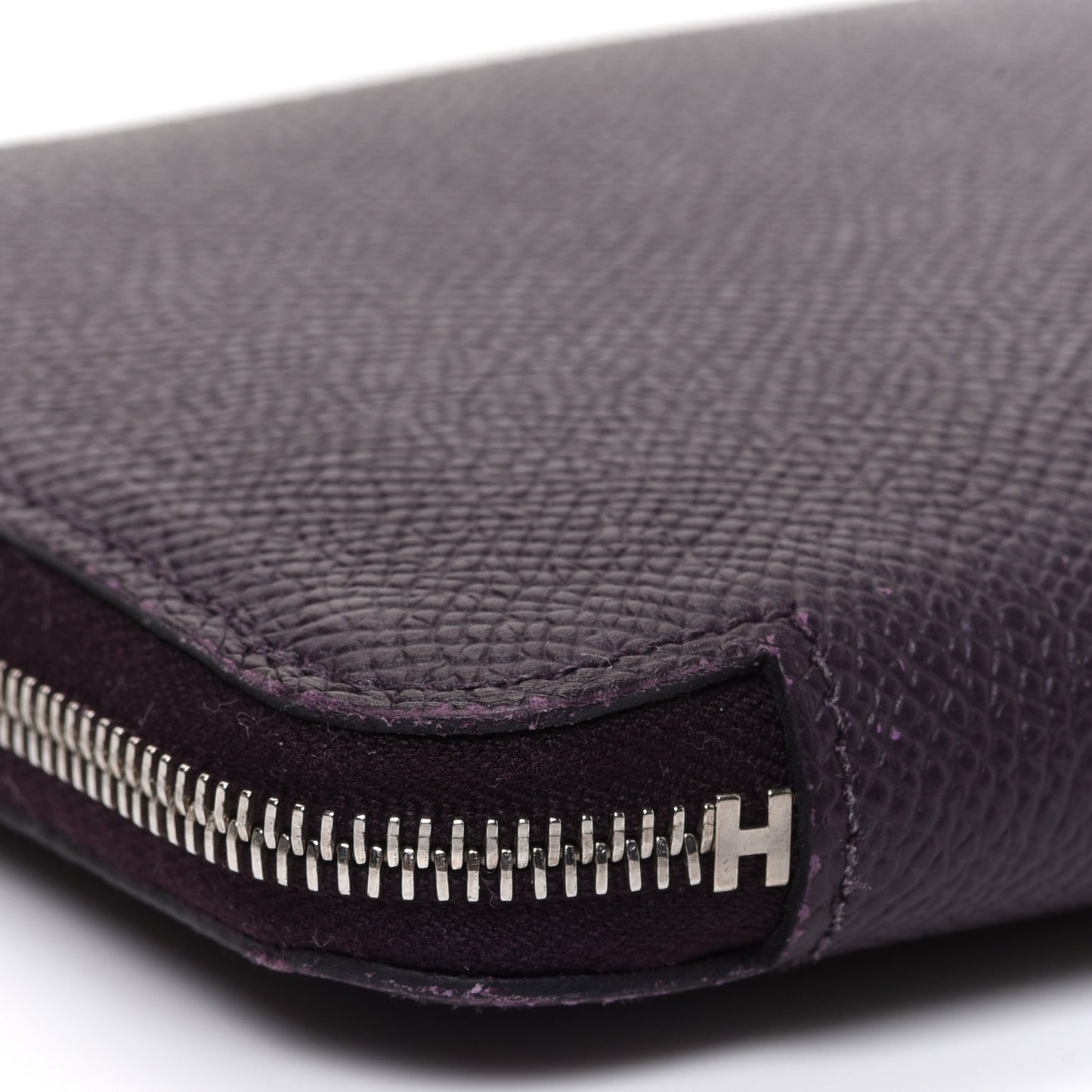 Epsom Silk'In Wallet Raisin