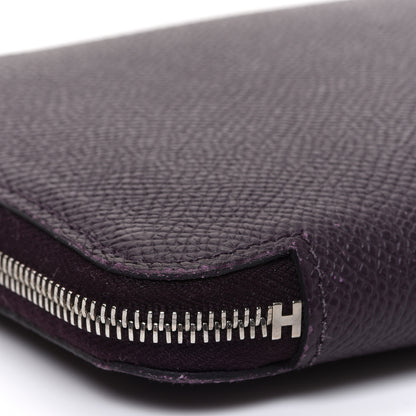 Hermes Epsom Silk'In Wallet Raisin 10 of 14
