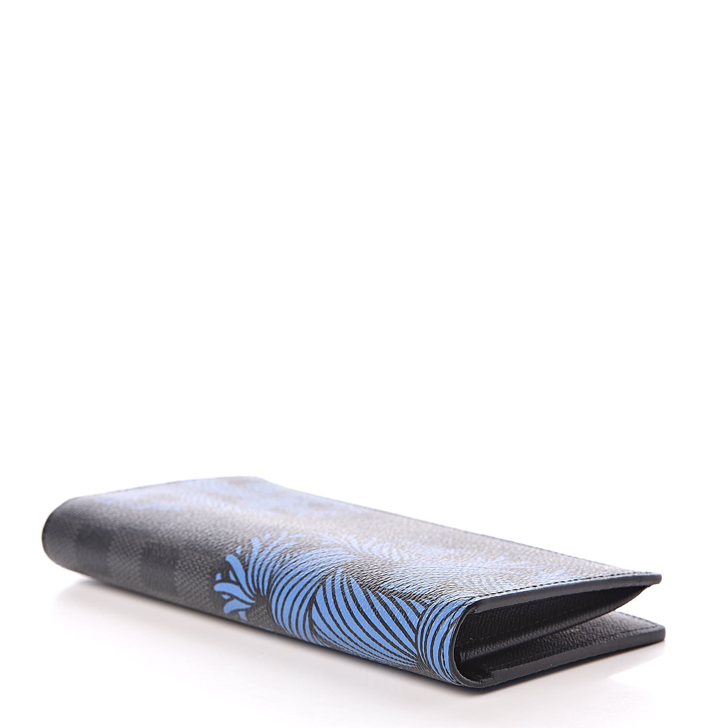 Louis Vuitton Damier Graphite Rope Brazza Wallet Blue 4 of 6