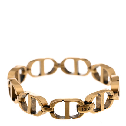 Christian Dior Metal CD Chain Bracelet Gold 3 of 5