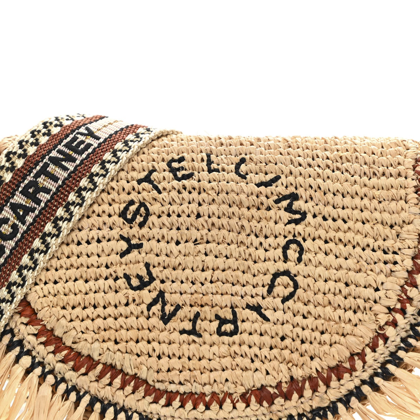 Raffia Crochet Shoulder Bag Natural