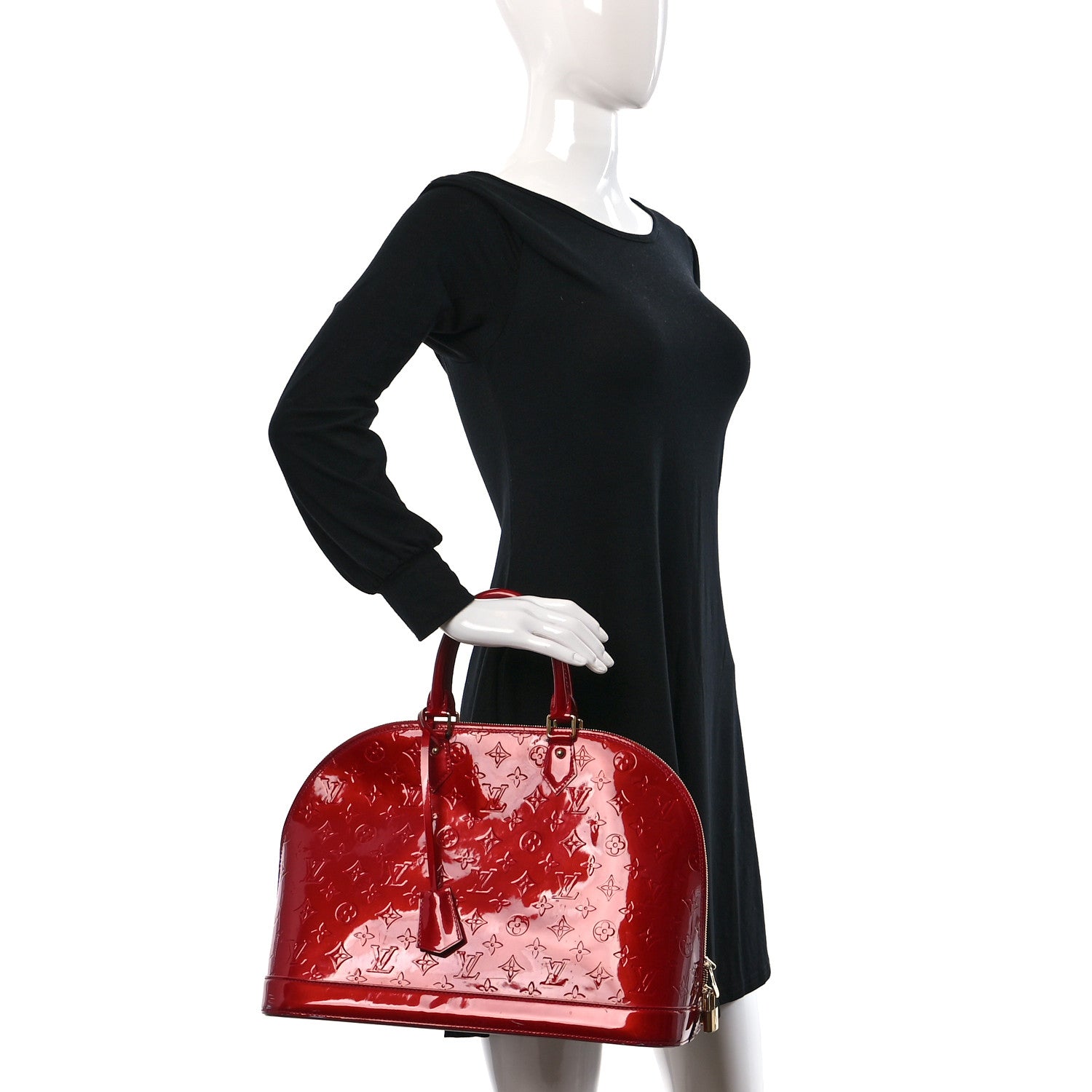 Louis Vuitton Vernis Alma GM Pomme D'Amour 2 of 11