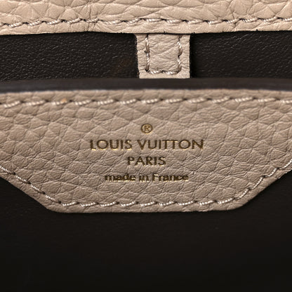 Louis Vuitton Taurillon Ayers Capucines BB Galet 6 of 13