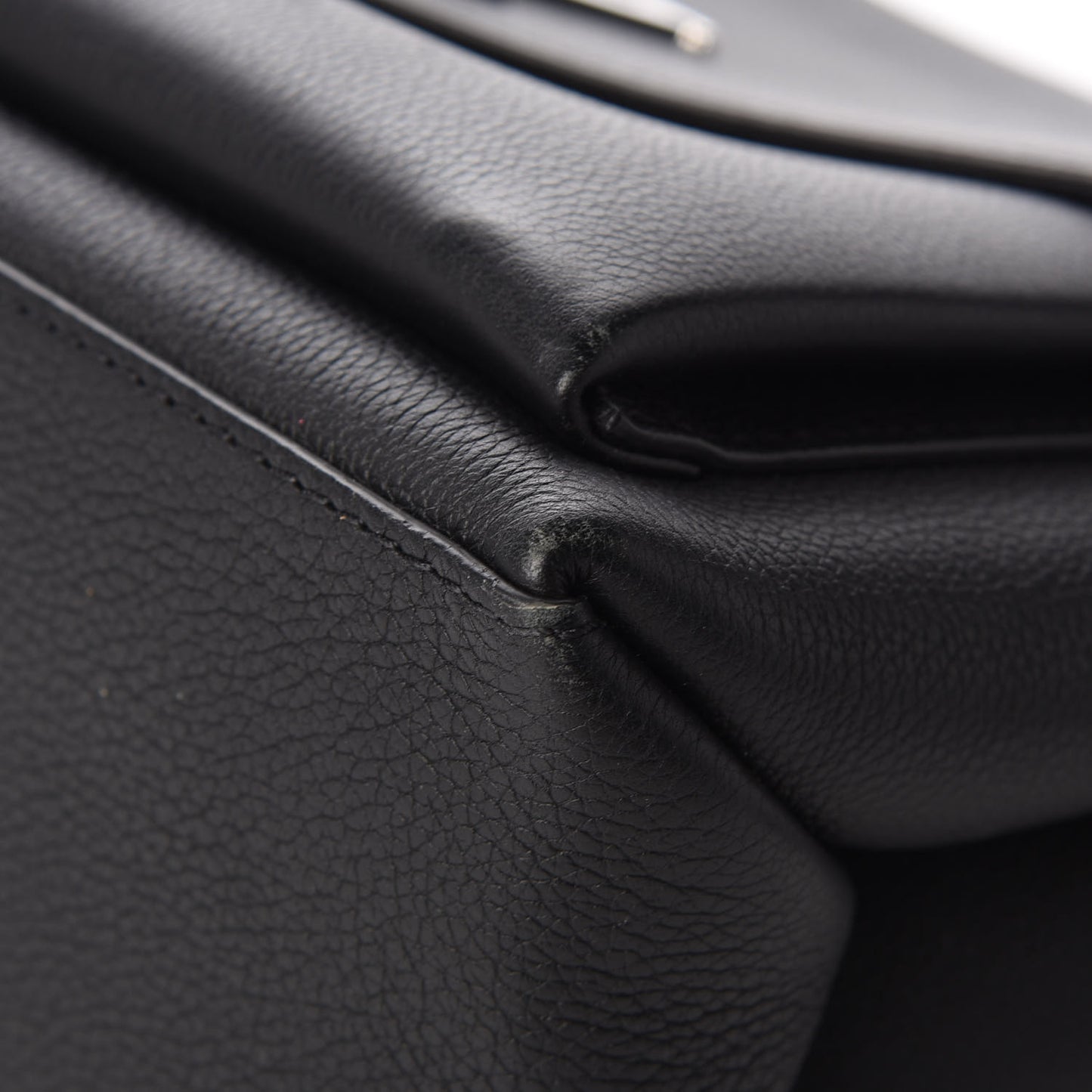 Soft Calfskin My Lockme Top Handle Black