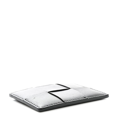 Bottega Veneta Nappa Intreccio Cassette Credit Card Holder Black 3 of 6