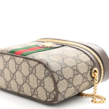 Gucci GG Supreme Monogram Web Ophidia Belt Bag 110 44 Dark Brown 9 of 9