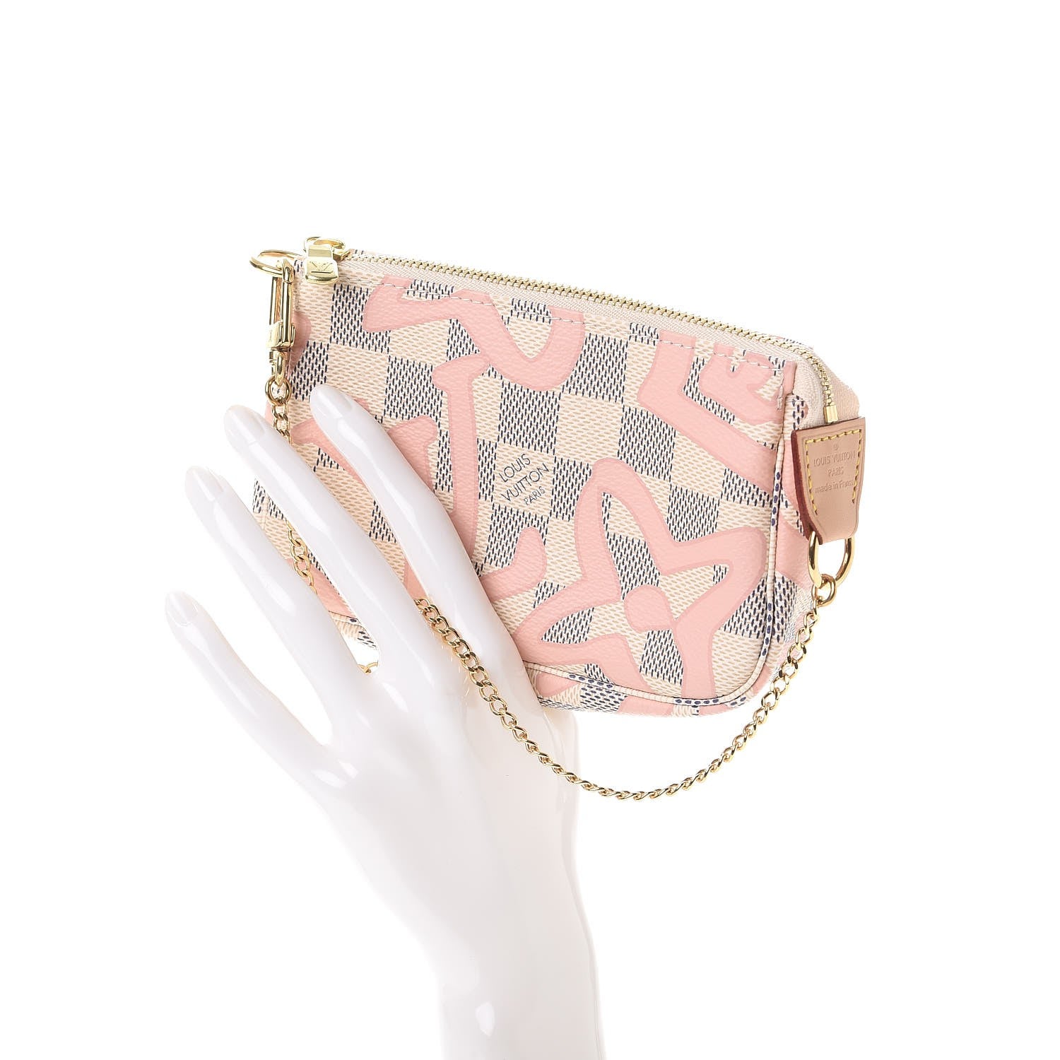 Louis Vuitton Damier Azur Tahitienne Mini Pochette Accessories 2 of 7