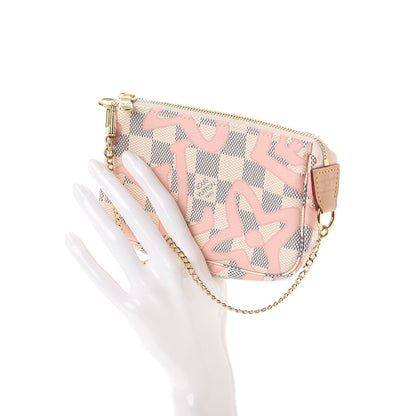 Louis Vuitton Damier Azur Tahitienne Mini Pochette Accessories 2 of 7