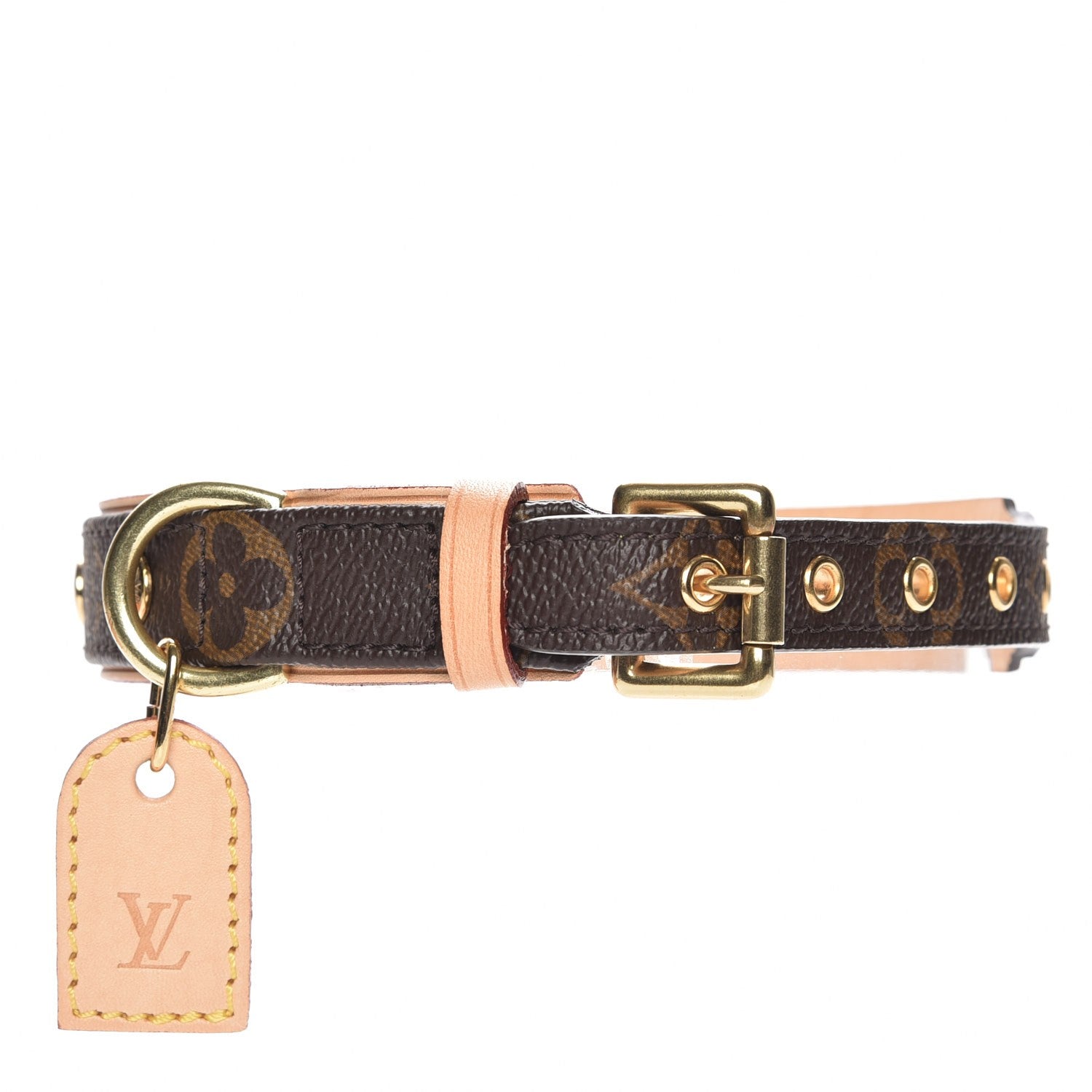 Louis Vuitton Monogram Baxter Dog Collar MM 1 of 8