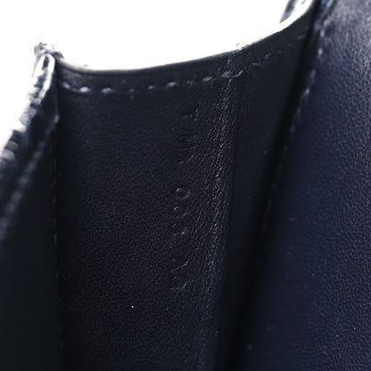 Hermes Shiny Porosus Crocodile Jige Elan 29 Clutch Bleu Marine 7 of 9