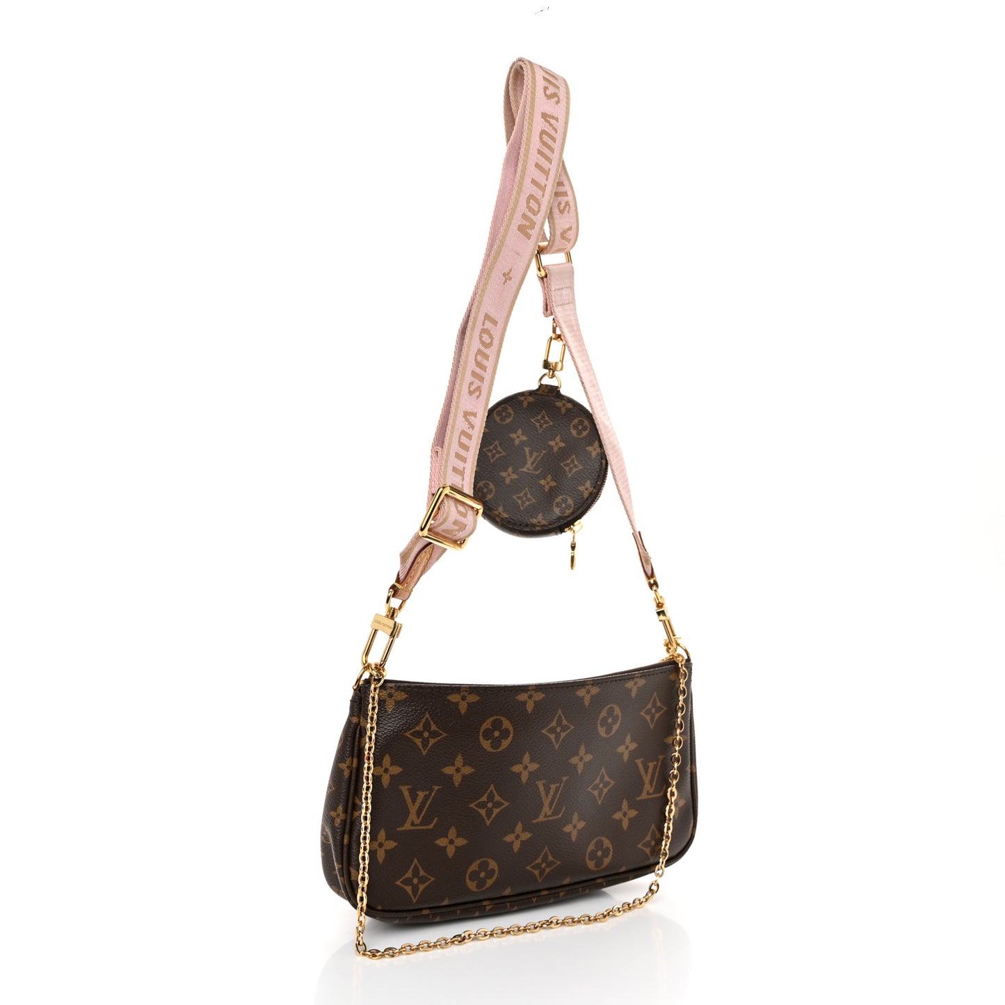 Monogram Multi Pochette Accessories Rose Clair