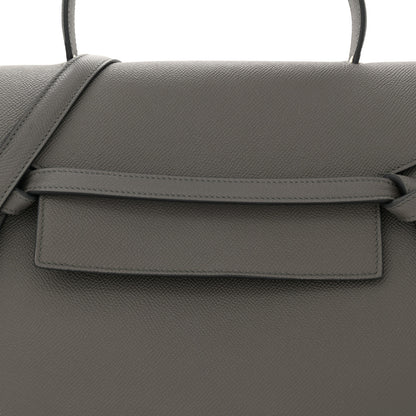 Celine Grained Calfskin Mini Belt Bag Grey 7 of 9