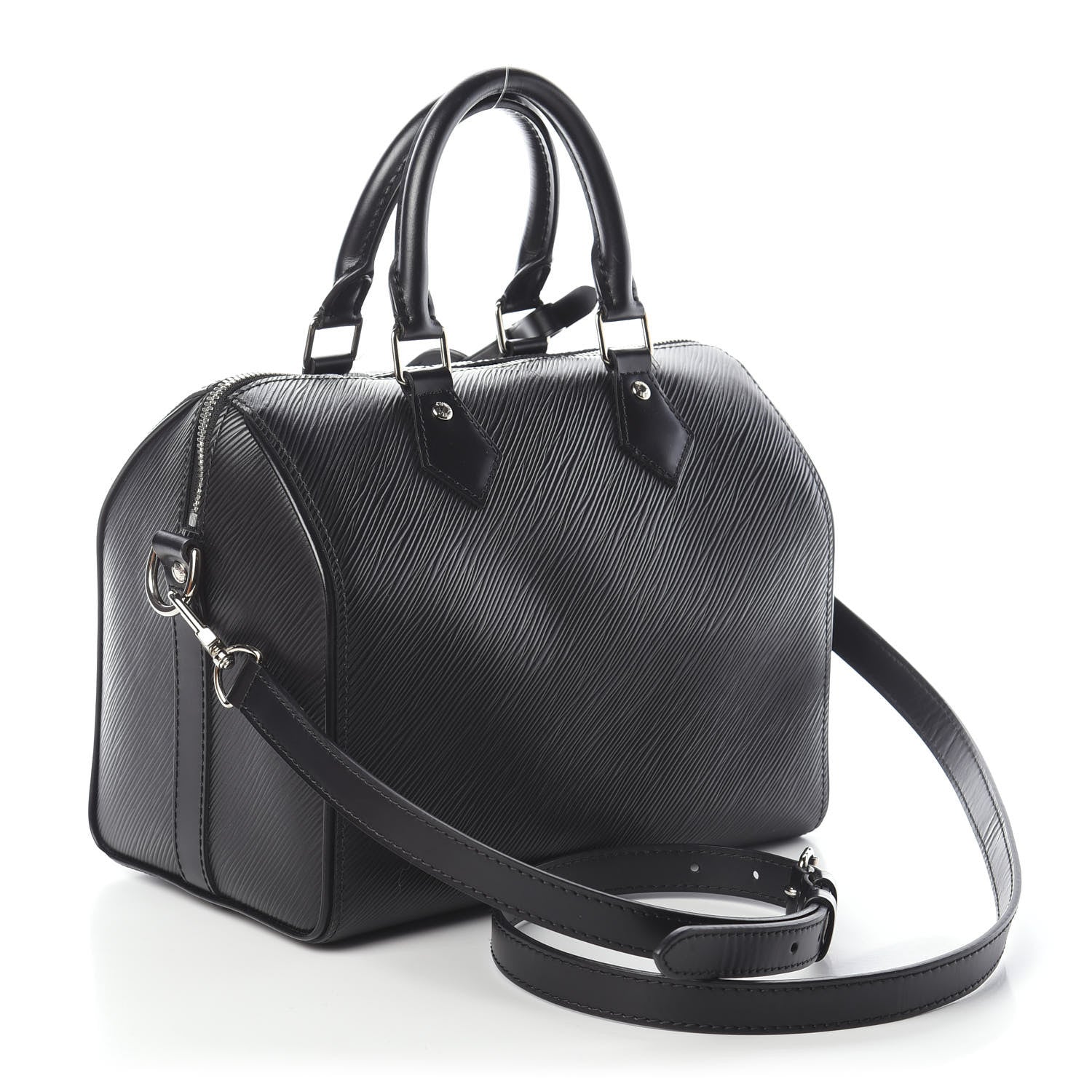 Louis Vuitton Epi Speedy Bandouliere 25 Black 4 of 10