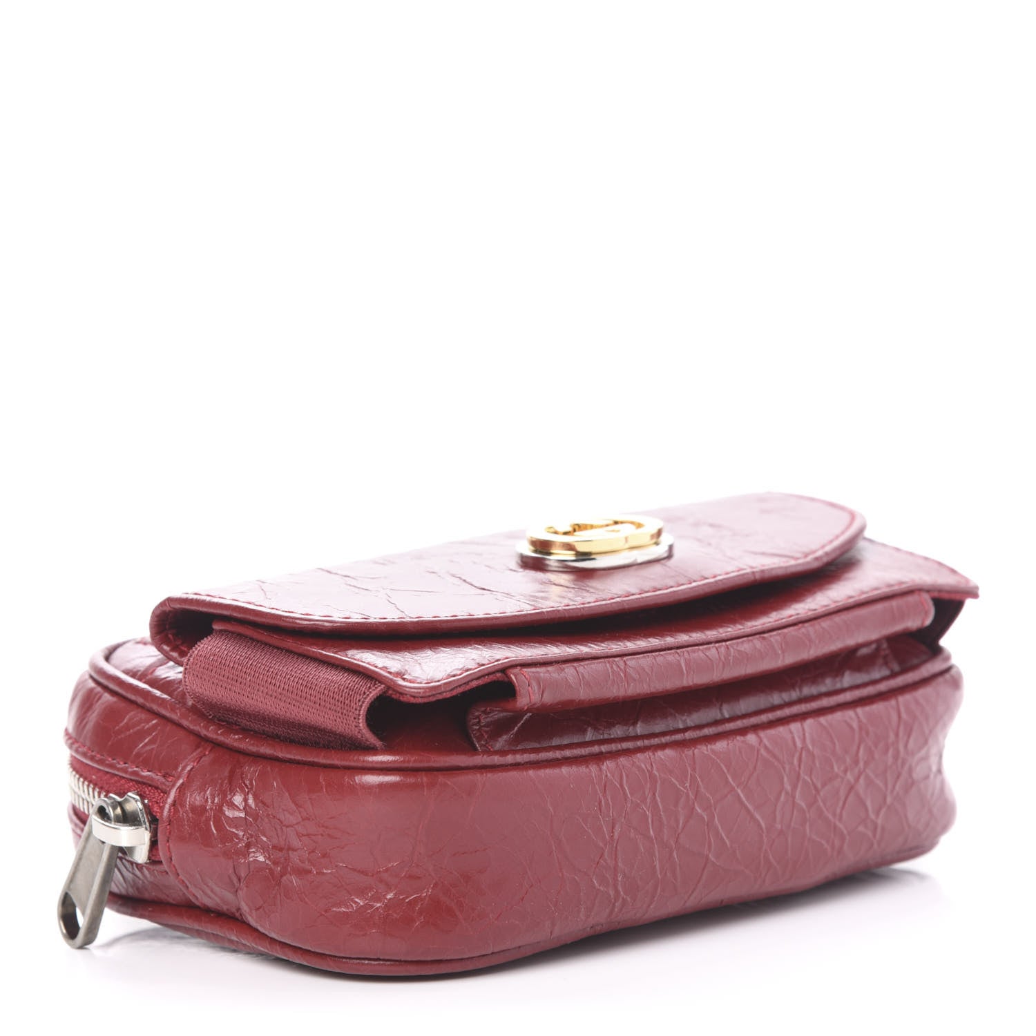 Gucci Fluffy Calfskin Mini Morpheus Belt Bag 70 28 Red 4 of 12