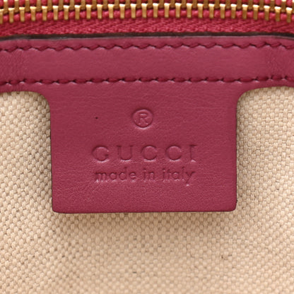 Gucci Guccissima Signature Medium Bree Shoulder Bag Peonia Flower 5 of 12