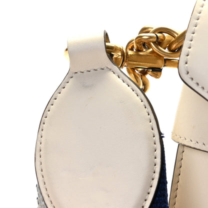 Gucci Nappa Pearl Studded Mini Queen Margaret Broadway Shoulder Bag Mystic White 12 of 14