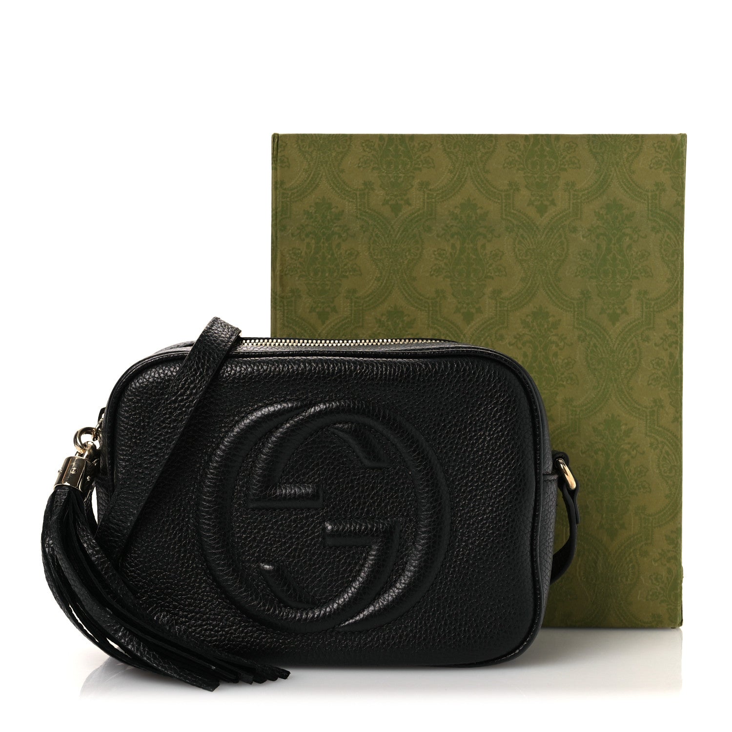 Gucci Pebbled Calfskin Small Soho Disco Bag Black 13 of 13