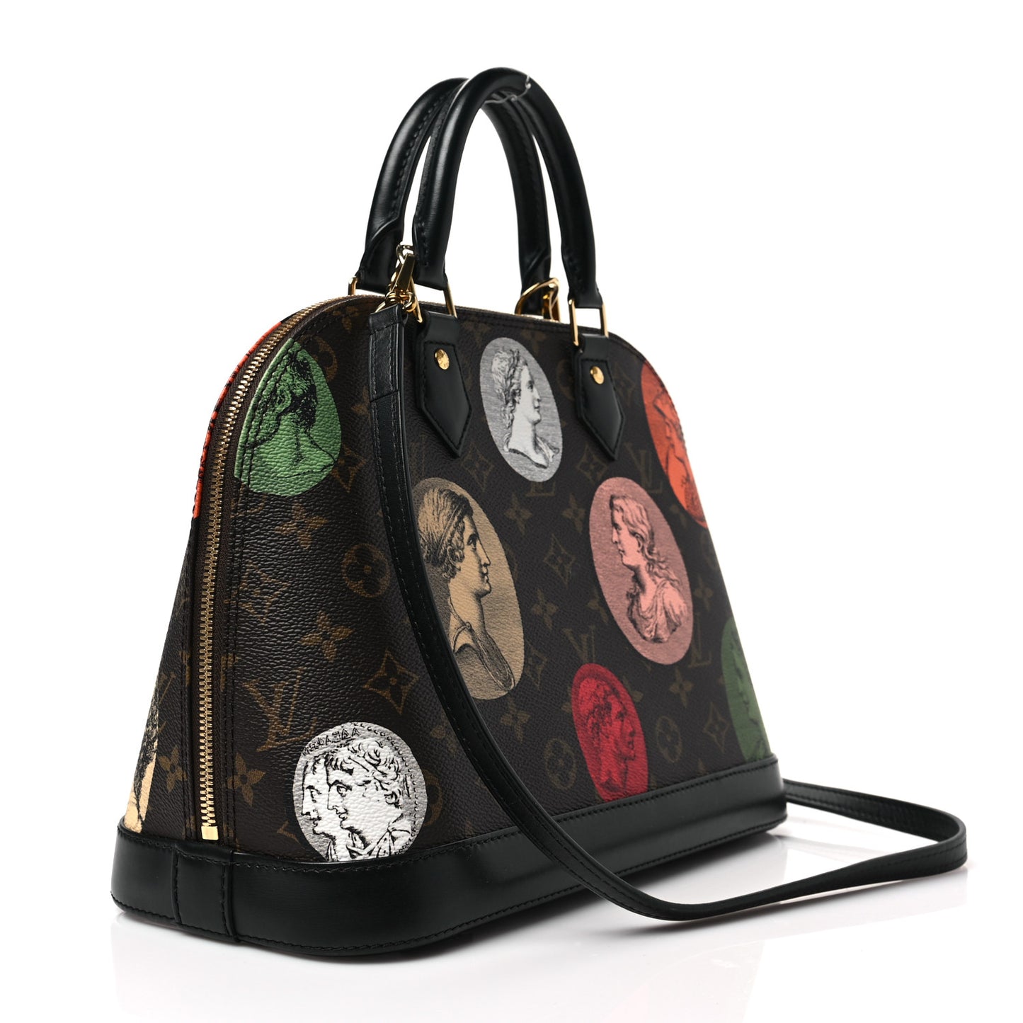 X FORNASETTI Monogram Cameo Alma PM