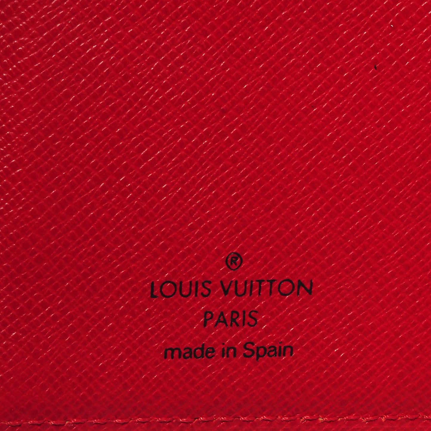 Epi Small Ring Agenda Cover Rouge