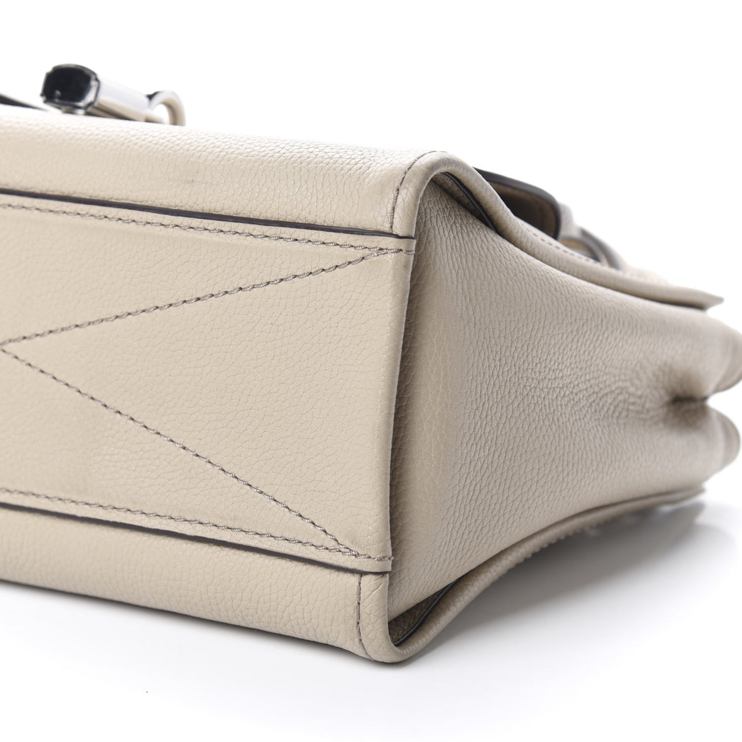 Calfskin Lock That Tote Mink