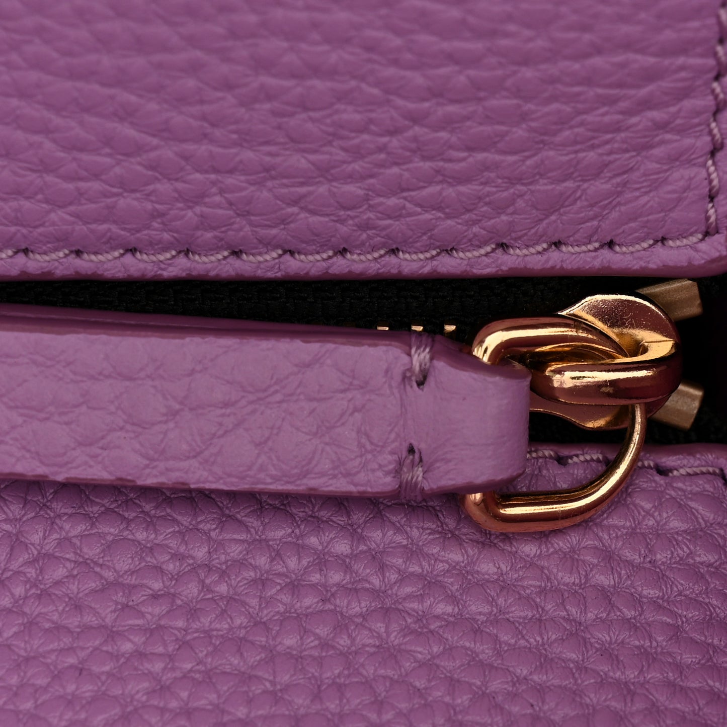 Grained Calfskin Medium The Tote Bag Regal Orchid
