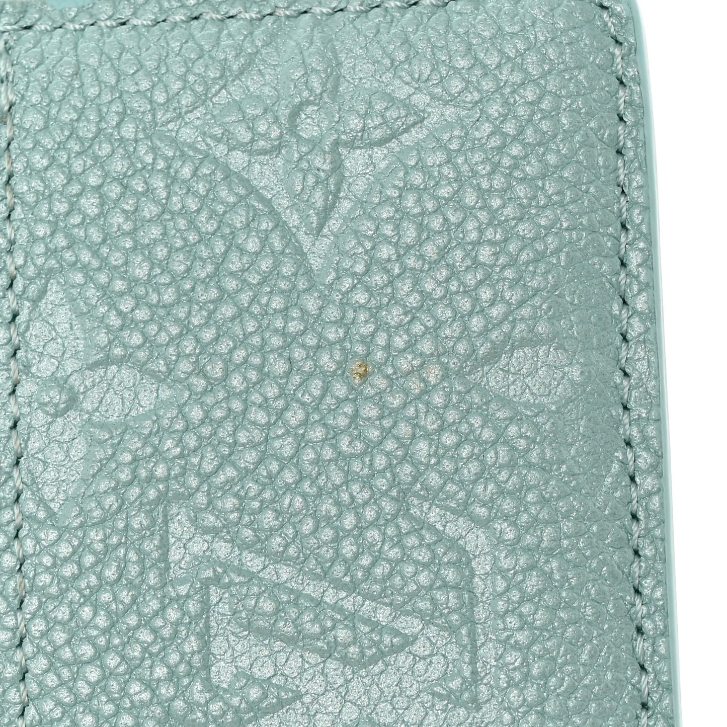 Empreinte Monogram LV Charms Card Holder Pearly Lagoon Turquoise