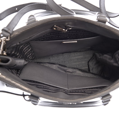 Prada Saffiano Medium Galleria Double Zip Tote Marmo 5 of 15