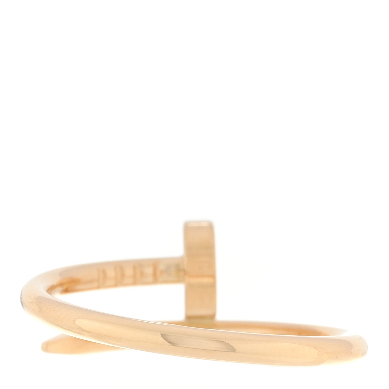Cartier 18K Yellow Gold Small Juste Un Clou Ring 51 5.75 3 of 5