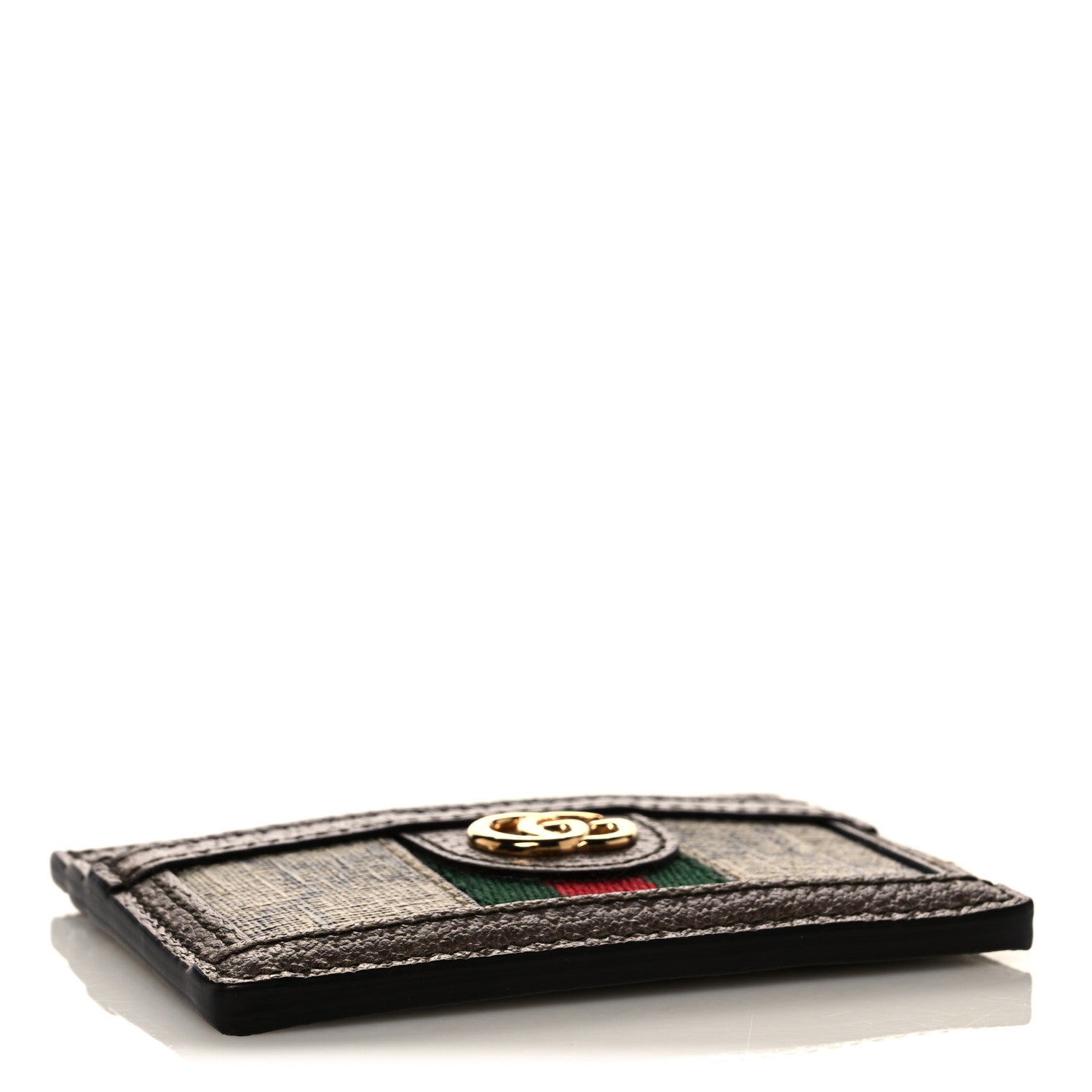 Gucci GG Supreme Monogram Ophidia Card Holder Brown 4 of 6