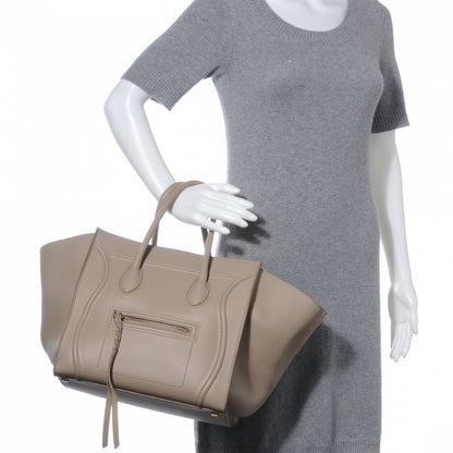 Celine Calfskin Small Phantom Luggage Beige 2 of 8