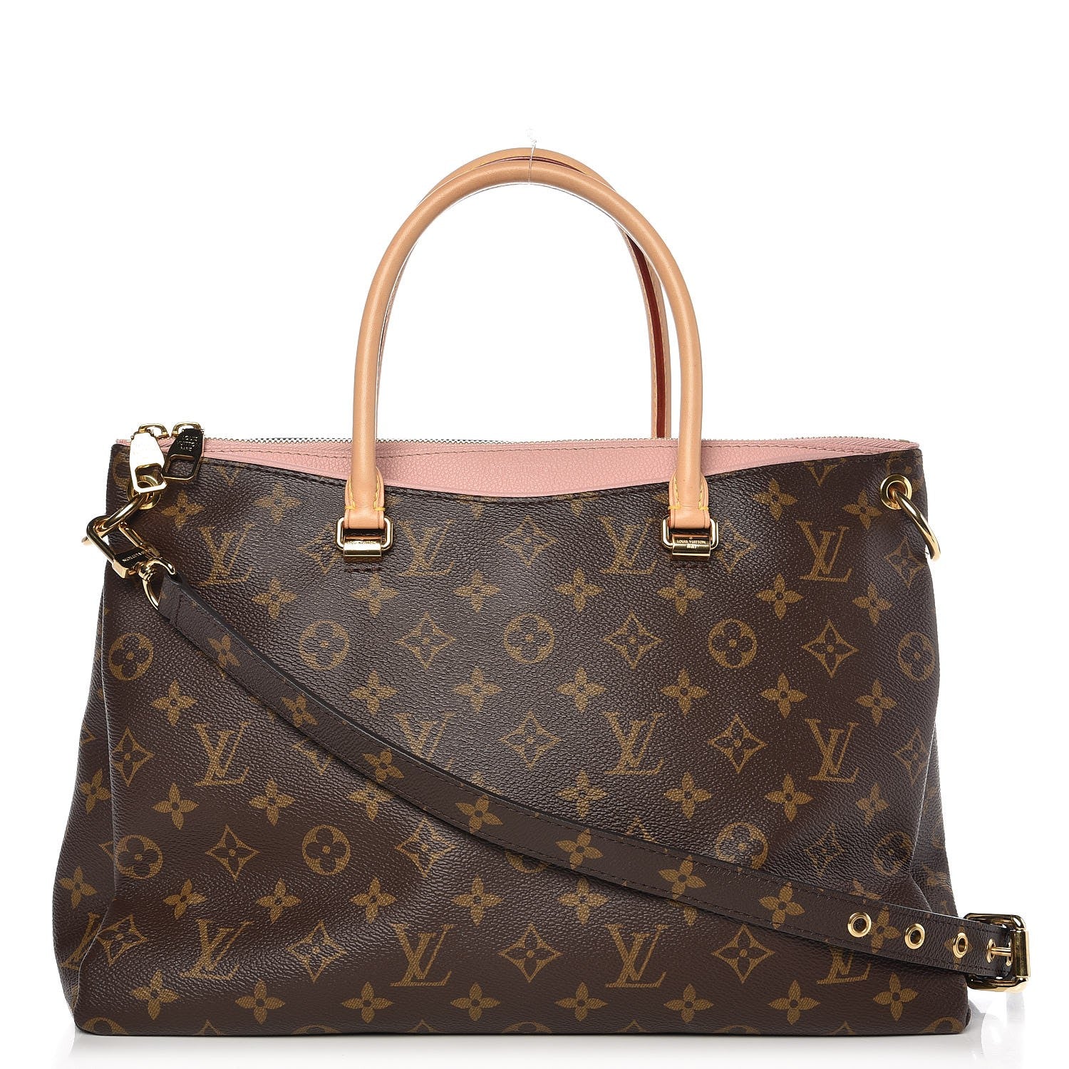 Louis Vuitton Monogram Pallas Rose Ballerine 1 of 7