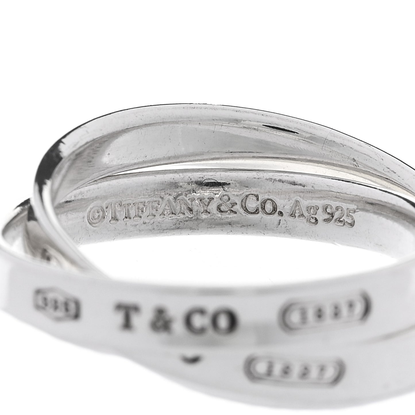 Sterling Silver 1837 Interlocking Circles Ring 60 9