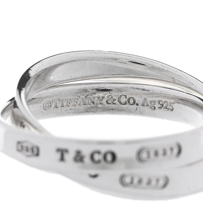 Tiffany Sterling Silver 1837 Interlocking Circles Ring 60 9 4 of 5