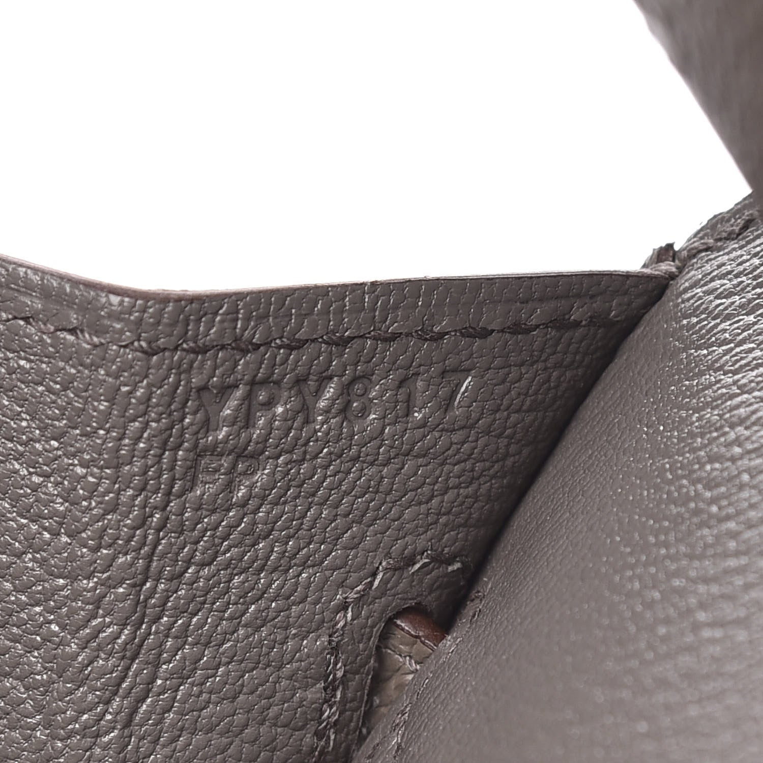 Hermes Epsom Birkin Sellier 25 Etain 7 of 10