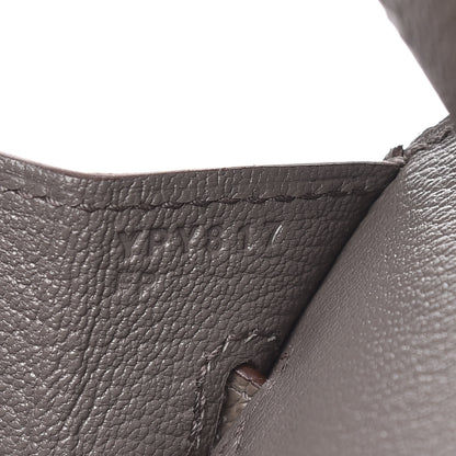 Hermes Epsom Birkin Sellier 25 Etain 7 of 10