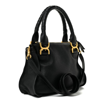 Chloe Calfskin Small Marcie Satchel Black 3 of 16